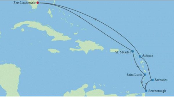 southern caribbean cruise january 2024
